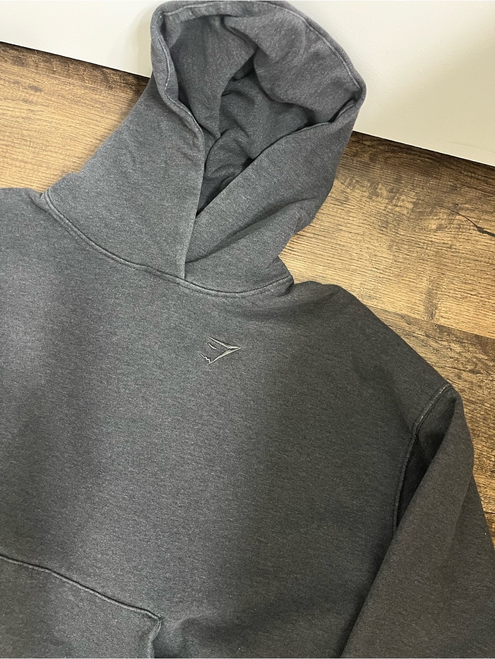 Gymshark Women’s Charcoal Gray Crewneck Hoodie